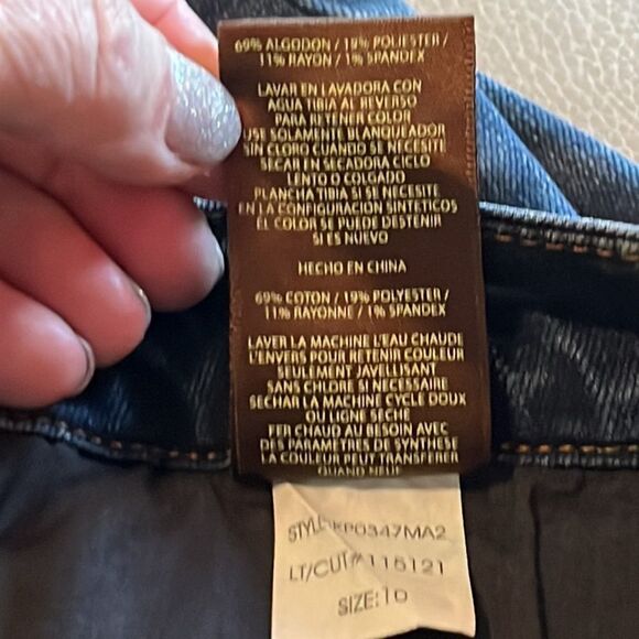 Kut From The Kloth  Skinny Ankle Jeans Size 10 - Picture 6 of 9